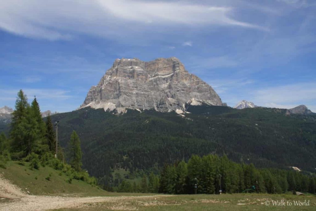 Pécol vista Pelmo