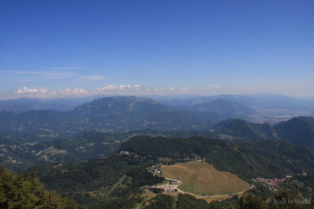 panorama dal Rifugio Montefalcone