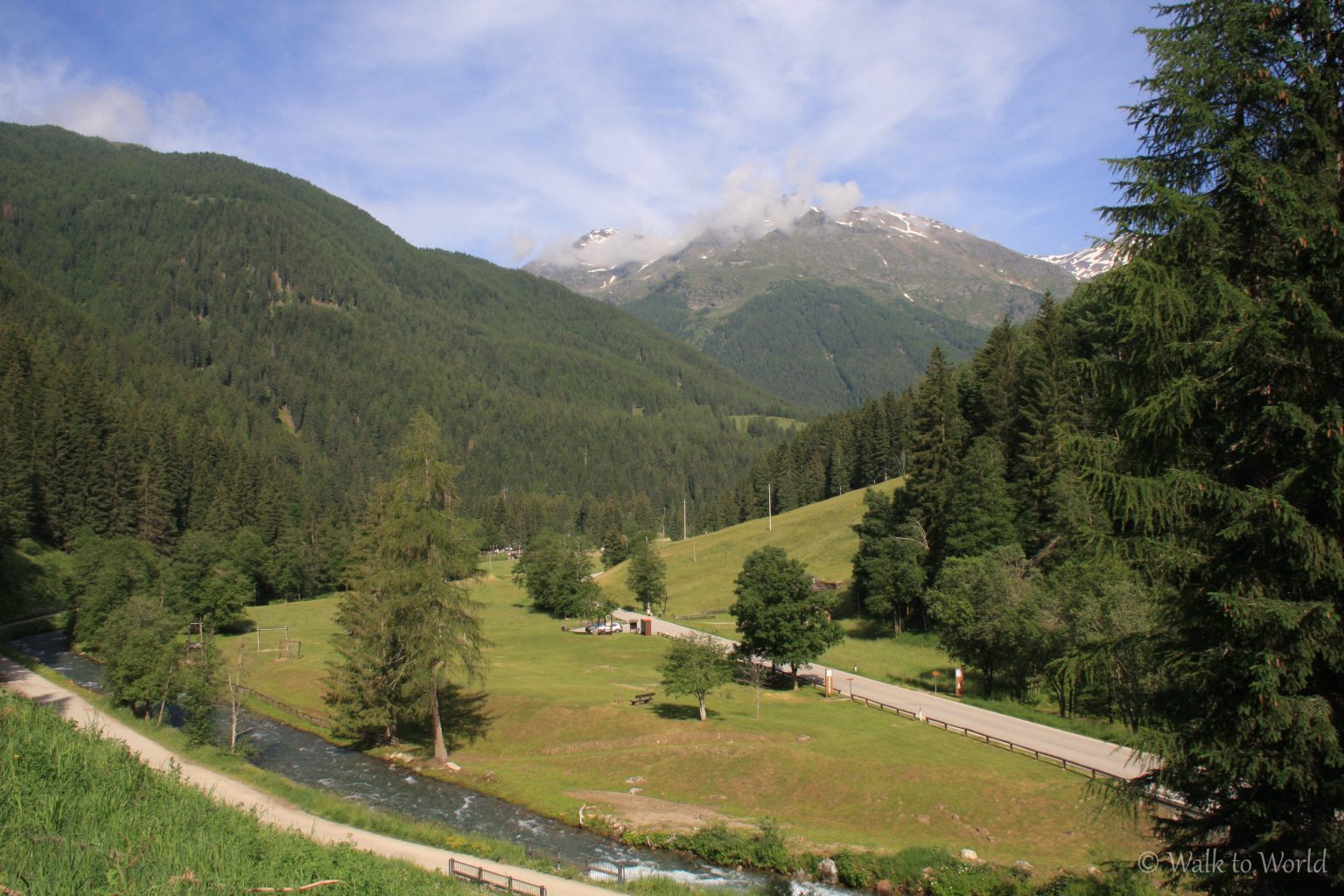 Val di Rabbi dal Ponte Sospeso a Malga Fratte Walk to World Val di Rabbi dal Ponte Sospeso a Malga Fratte Walk to World