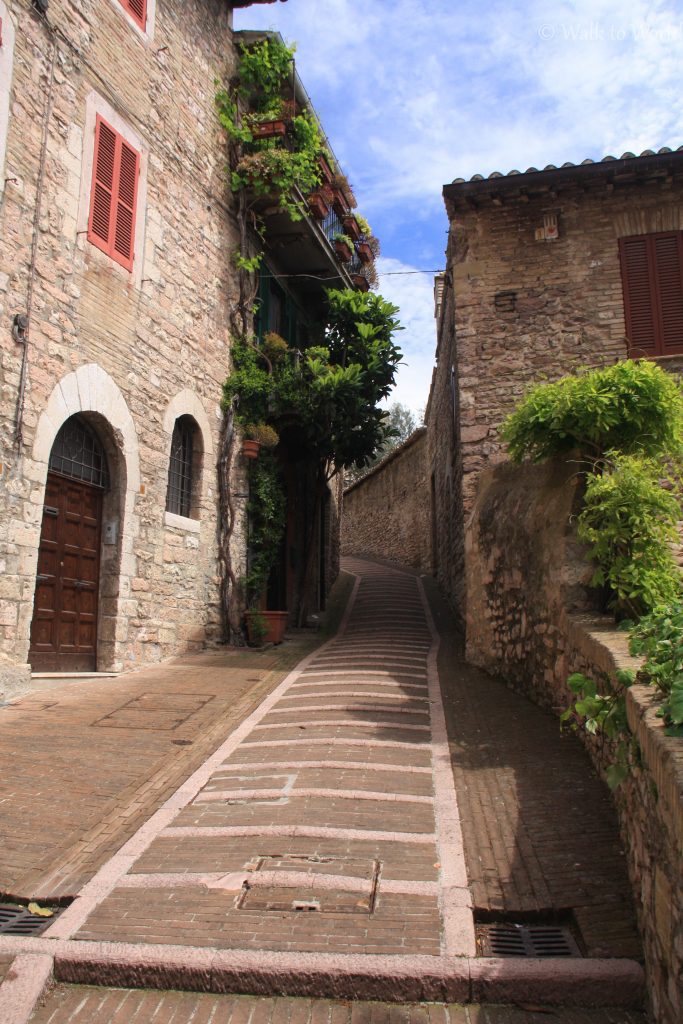 Assisi vie del centro storico