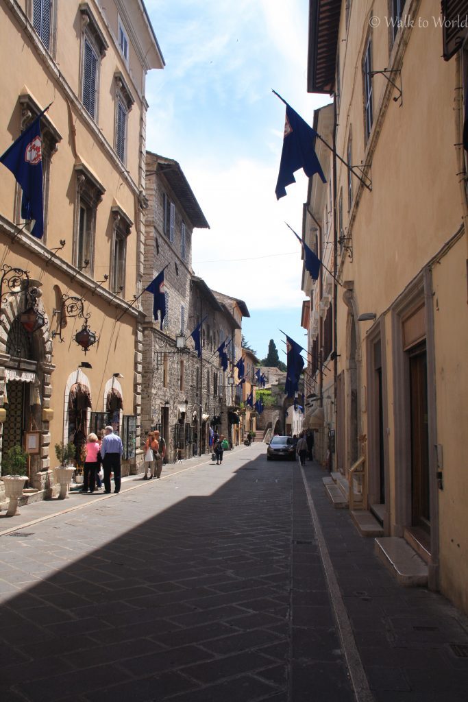 Assisi itinerario a piedi