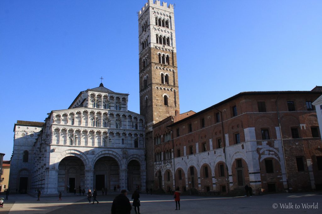Lucca piazza Duomo