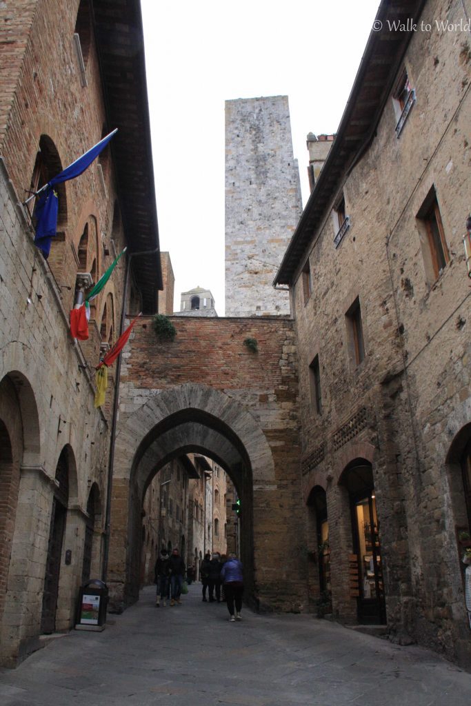 San Gimignano via San Matteo