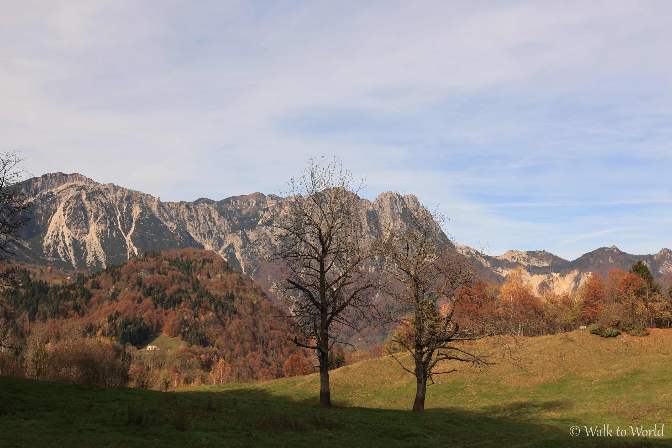 Sul Sentiero dei Grandi Alberi fino al Rifugio Cesare Battisti