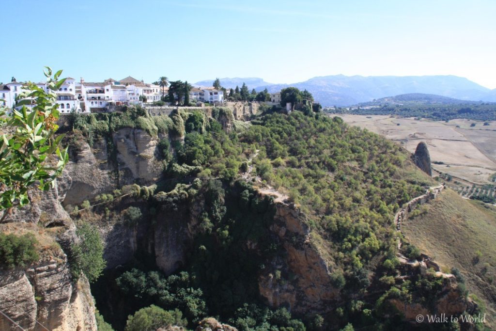 Ronda panorama dal puente Nuevo