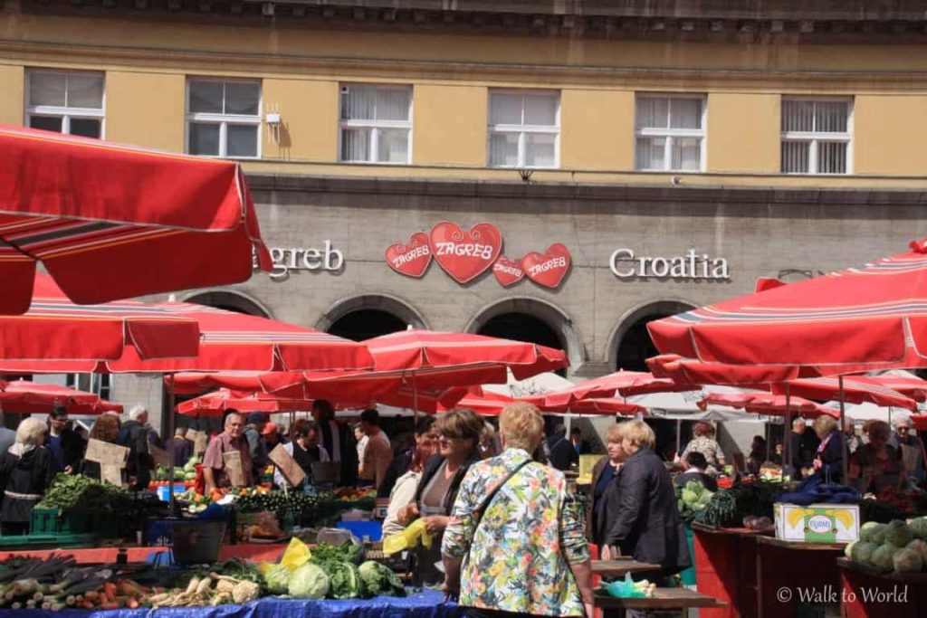 Zagabria Mercato Dolac