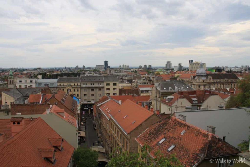 Zagabria panorama Torre Lotrščak
