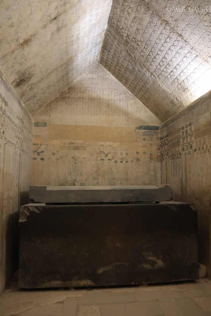 Saqqara Sarcofago di Unis