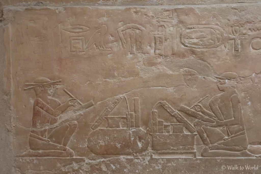 Saqqara geroglifico scriba