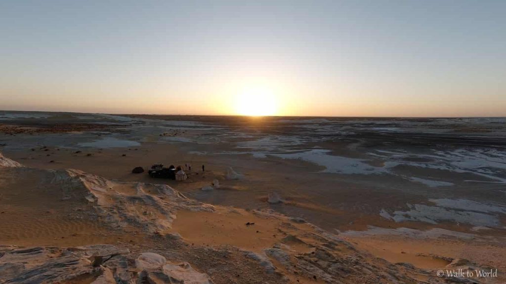 Deserto Bianco alba