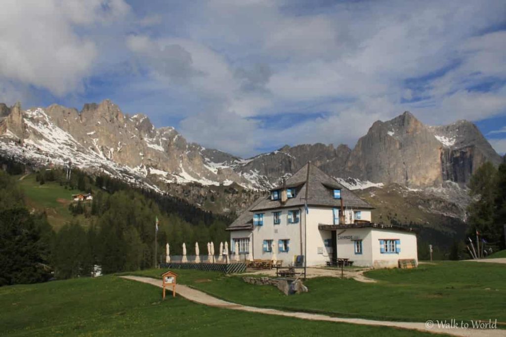 Val di Fassa Rifugio Ciampedie