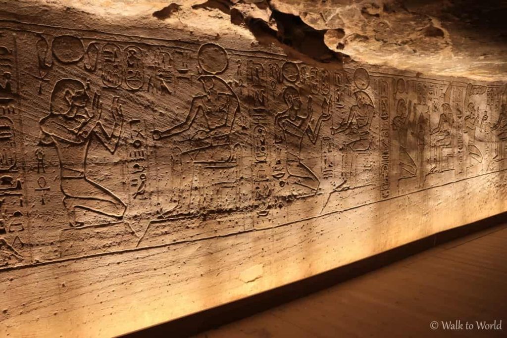 Abu Simbel dettaglio Tempio Ramses II